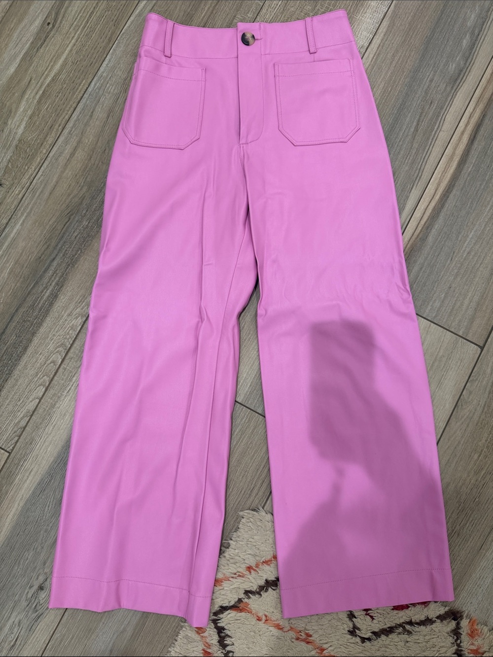 Maeve Wide-Leg Pink Colette Pants